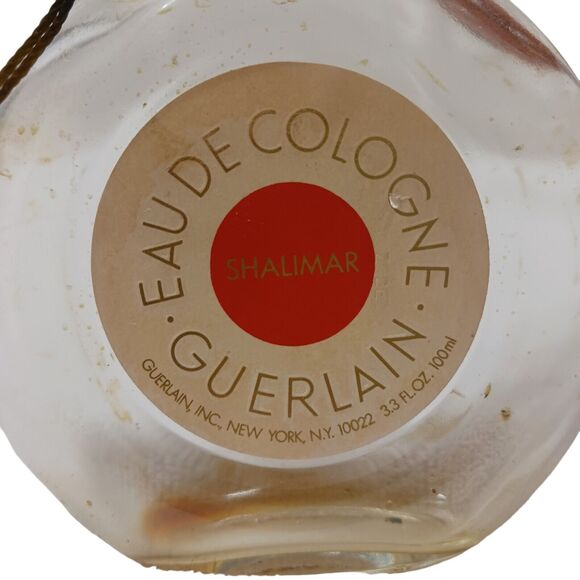 Lot of 3 Guerlain Shalimar 6 oz 3/4 Full, 3.3 oz, I.6 oz Flacon Bottle Crystal - Picture 9 of 13